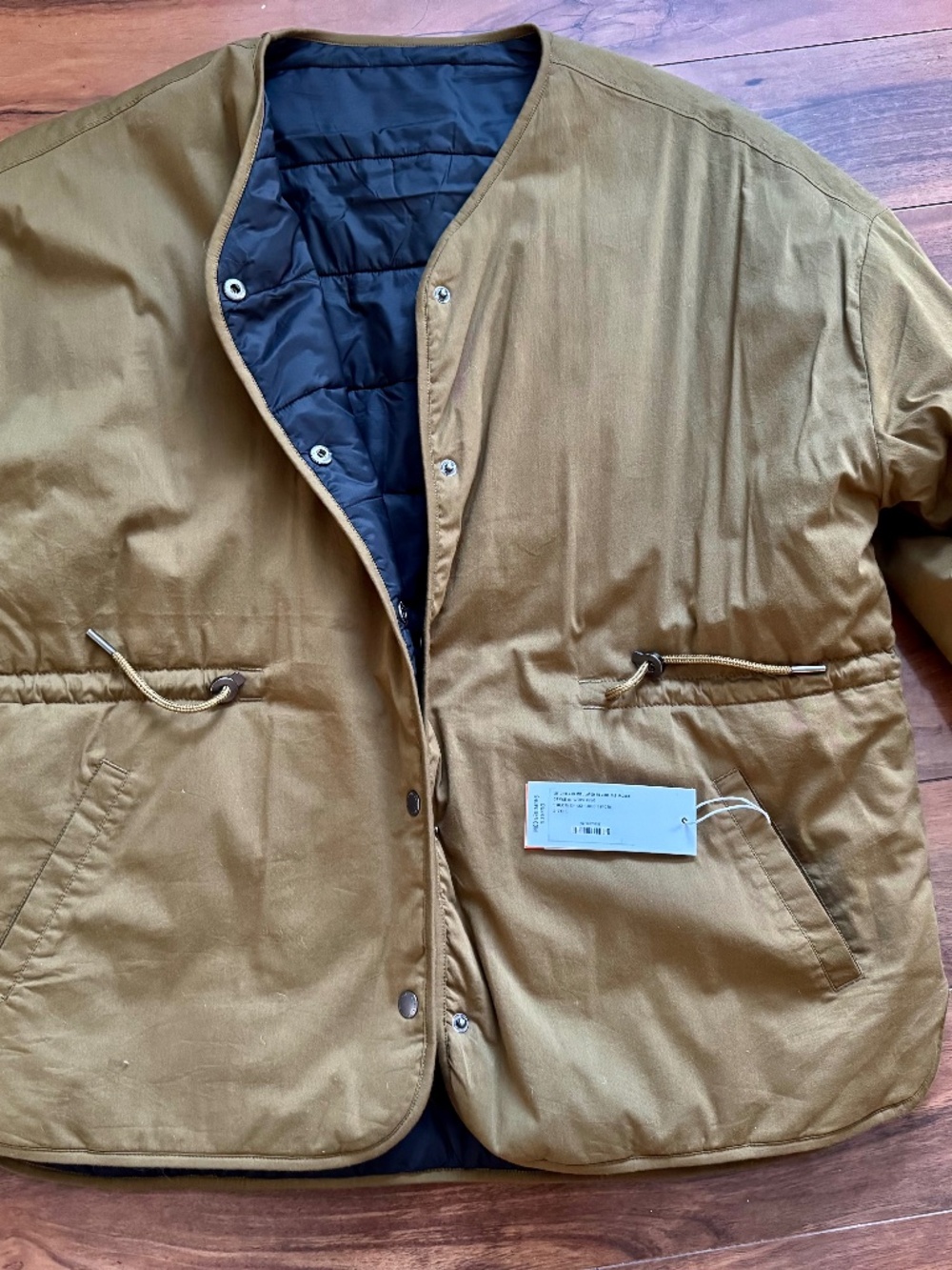 Duer WeightlessInsulated Reversible Jacket - Khaki Green - Picture 1 of 4